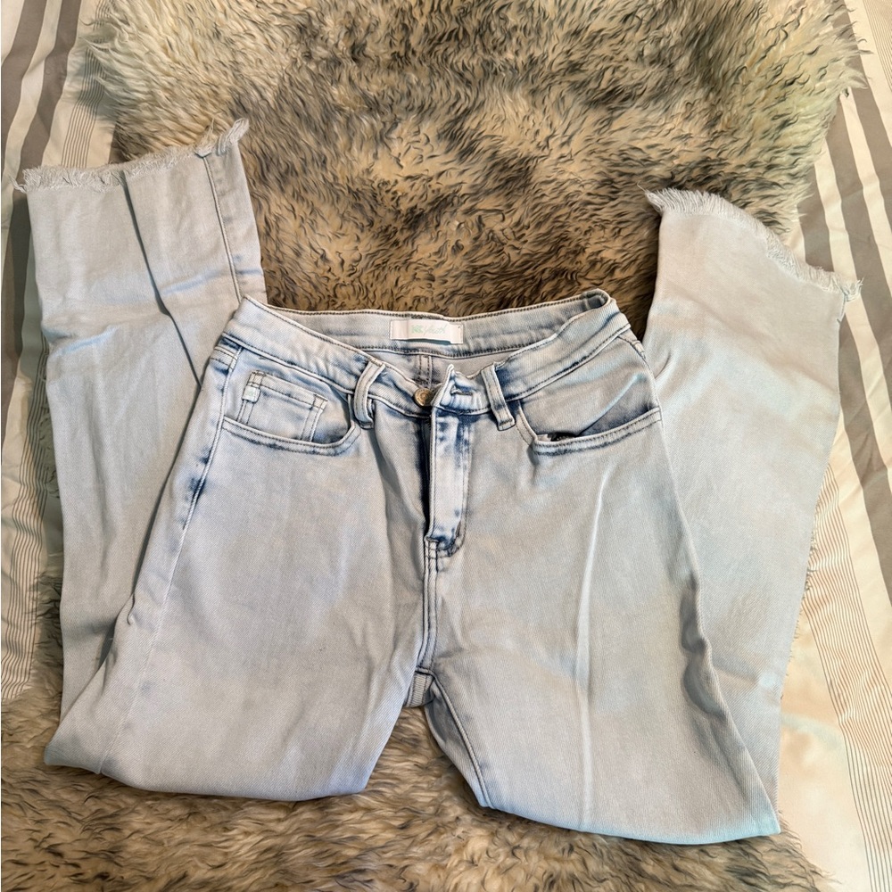 Light Blue Girls Jeans KanCan Flare
